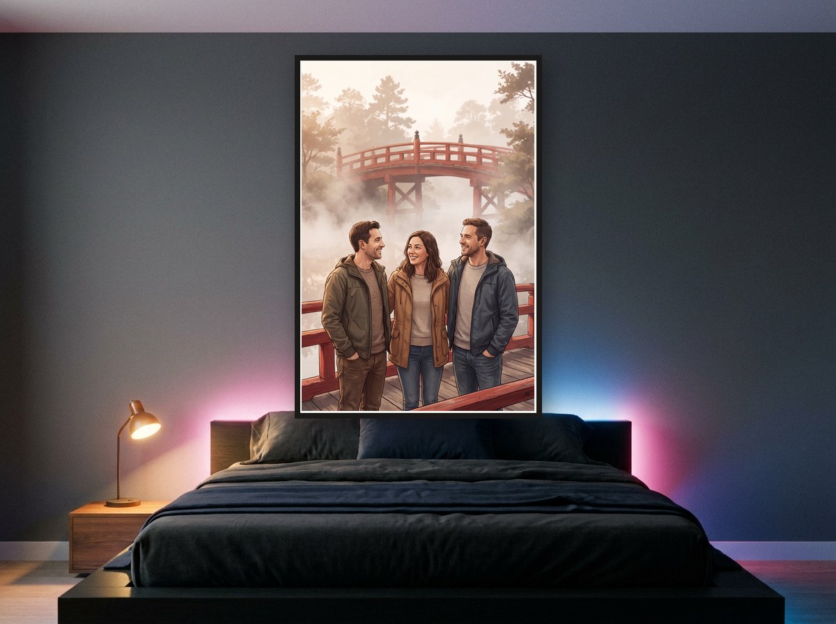 Red bridge mist · Your People Poster