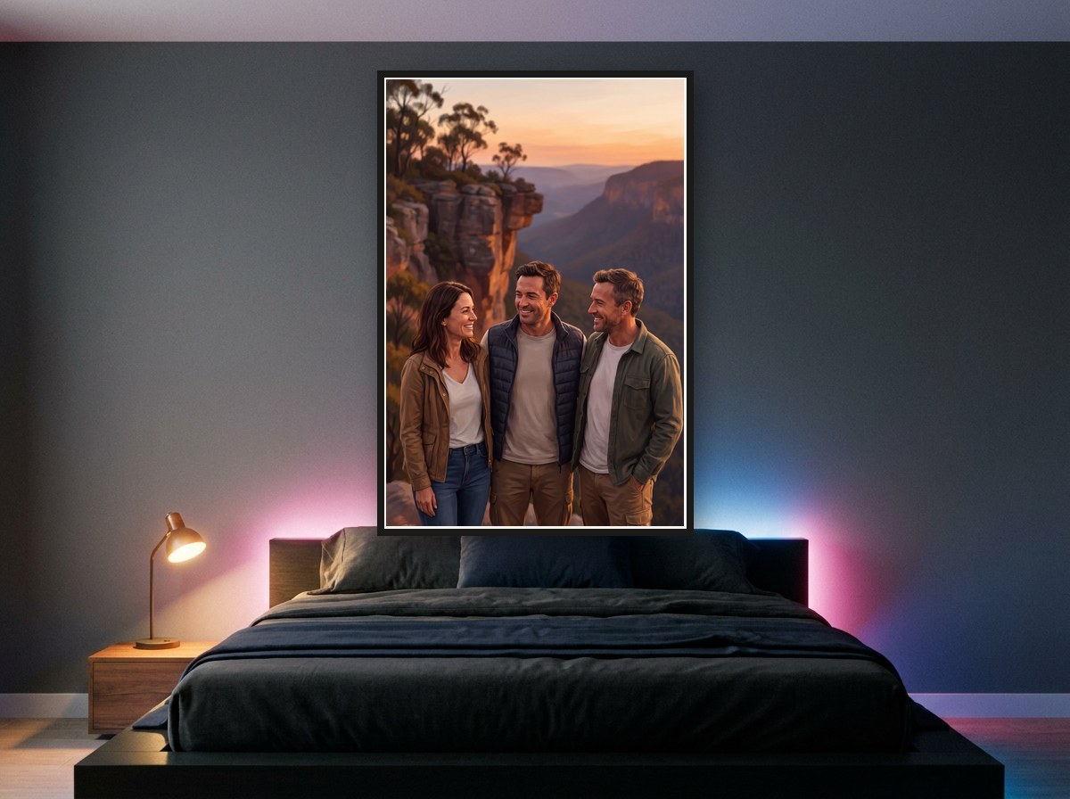Cliff at dusk · Your People Poster