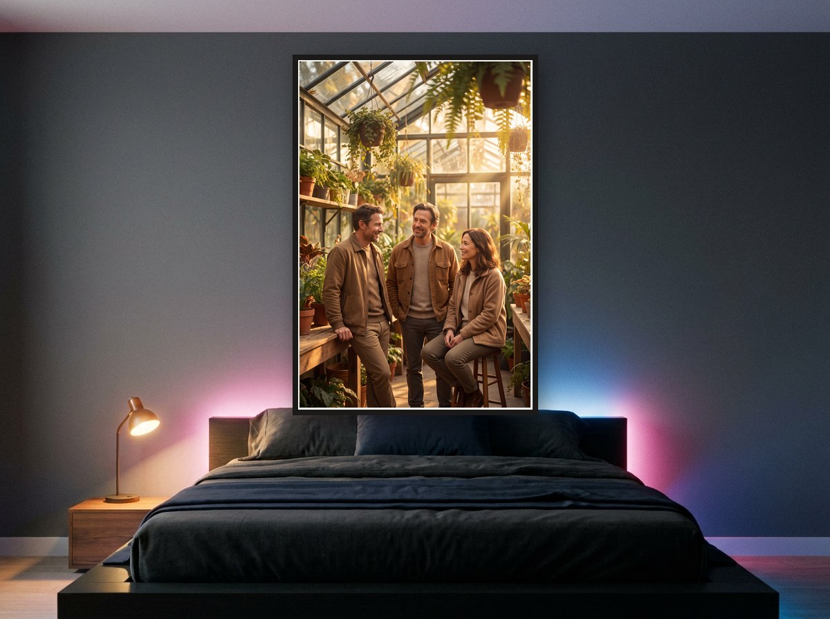 Glass greenhouse · Your People Poster