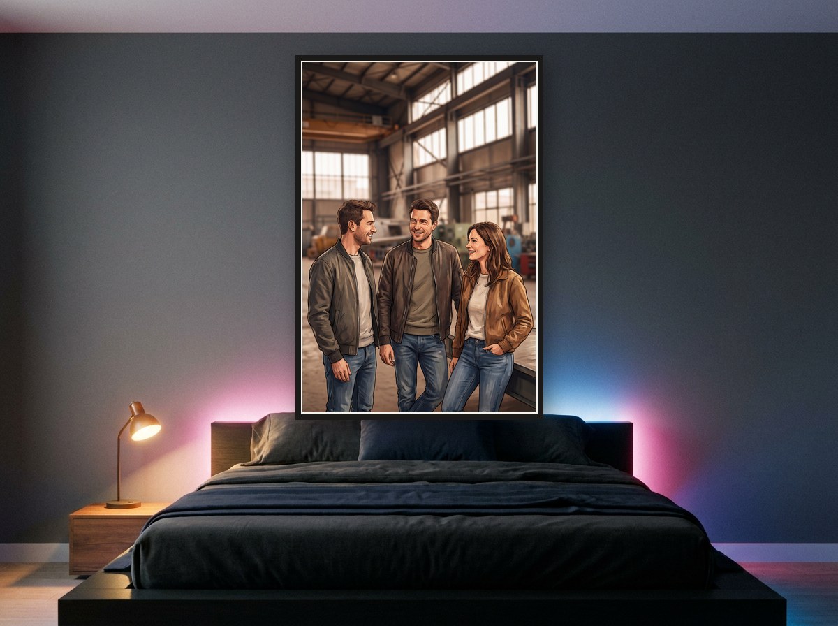 Quiet hangar · Your People Poster