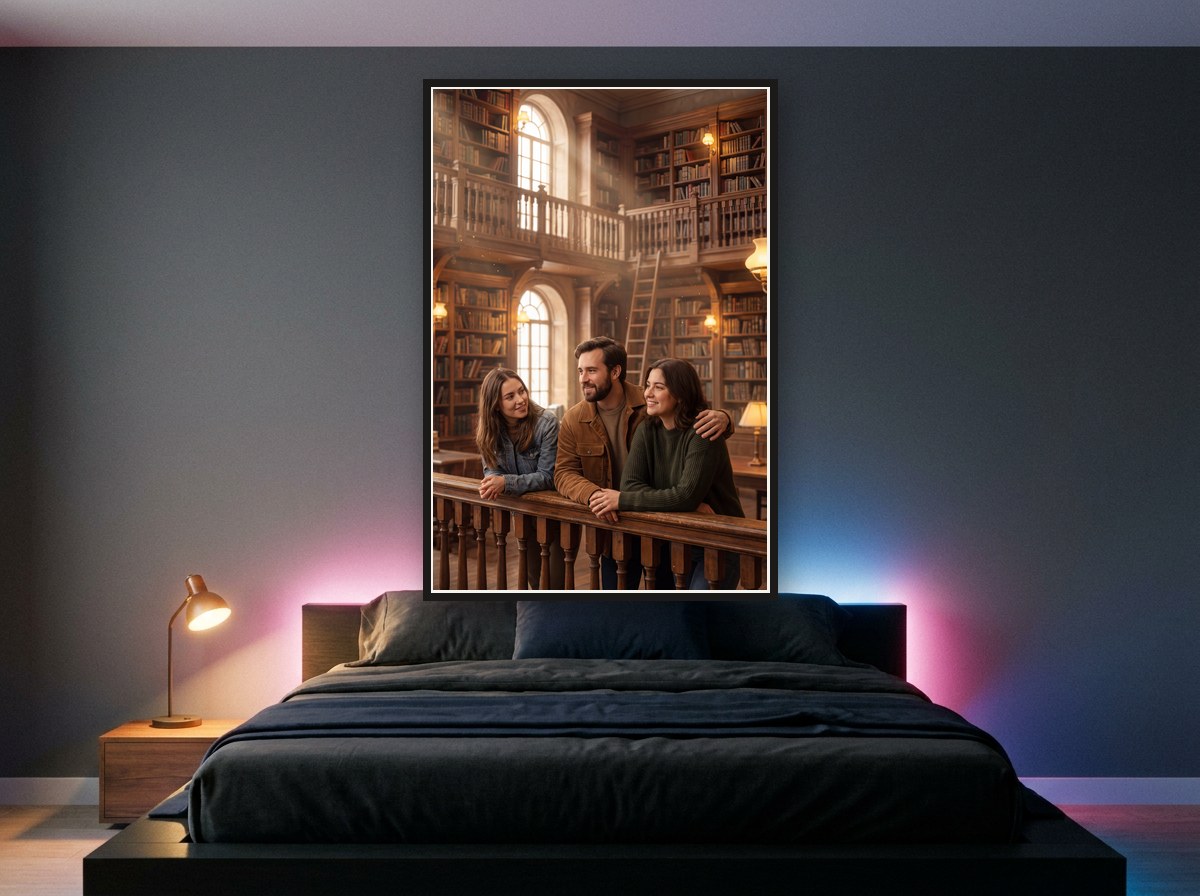 High library · Your People Poster