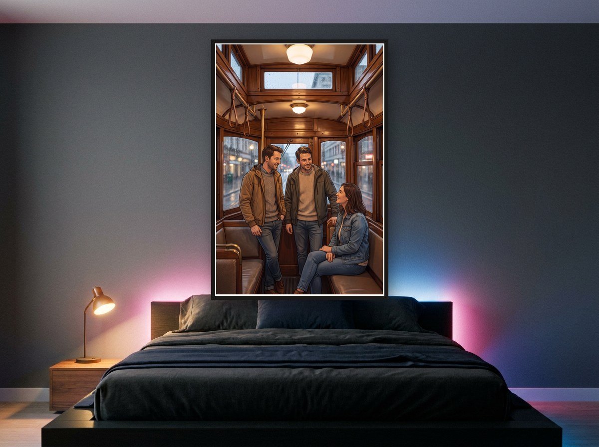Empty tram · Your People Poster