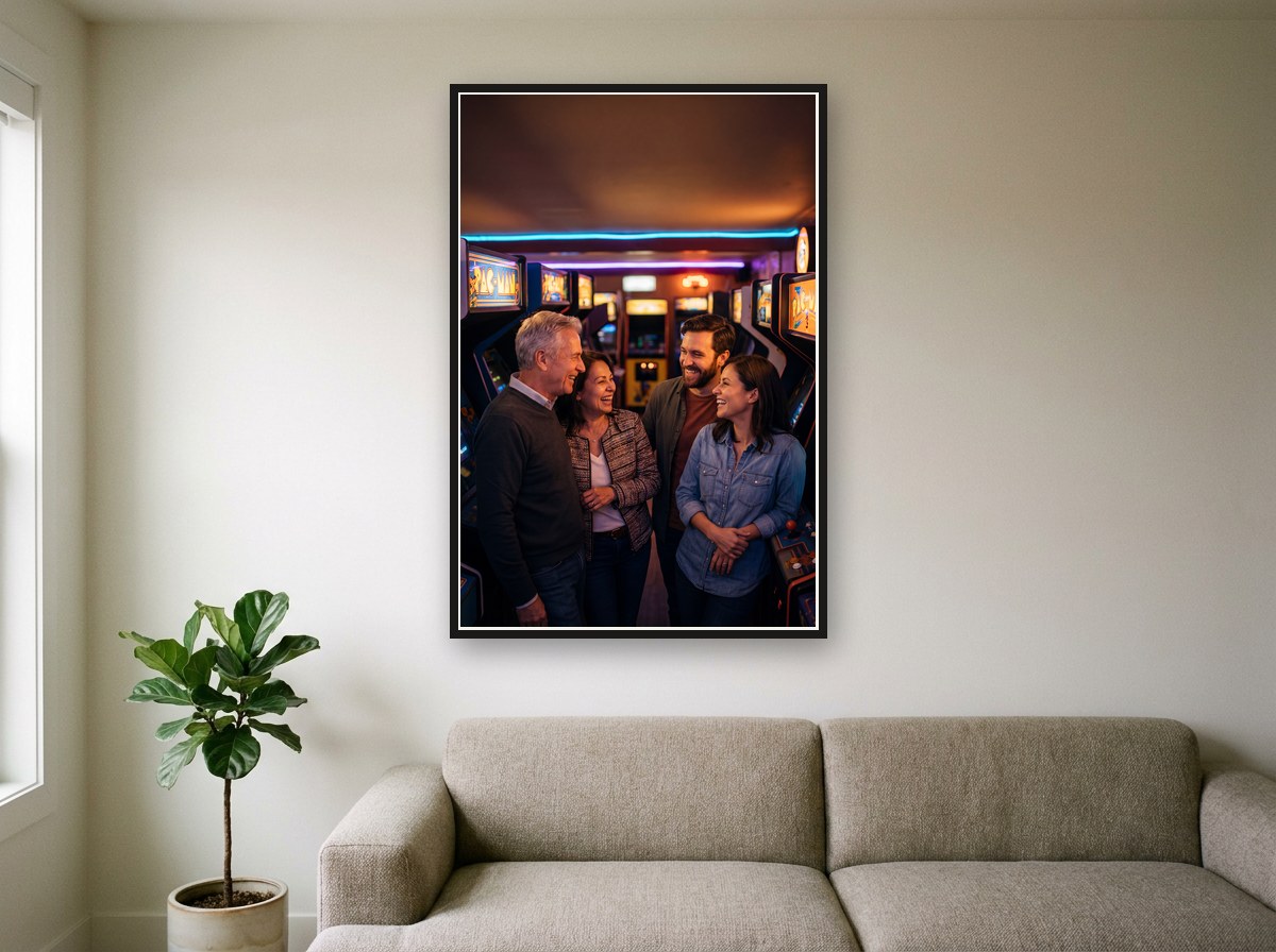 Arcade glow · Your People Poster
