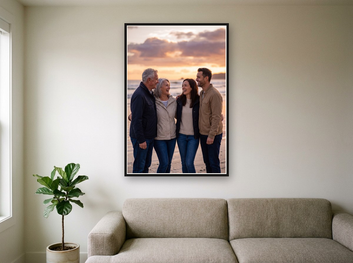 Beach sunset · Your People Poster