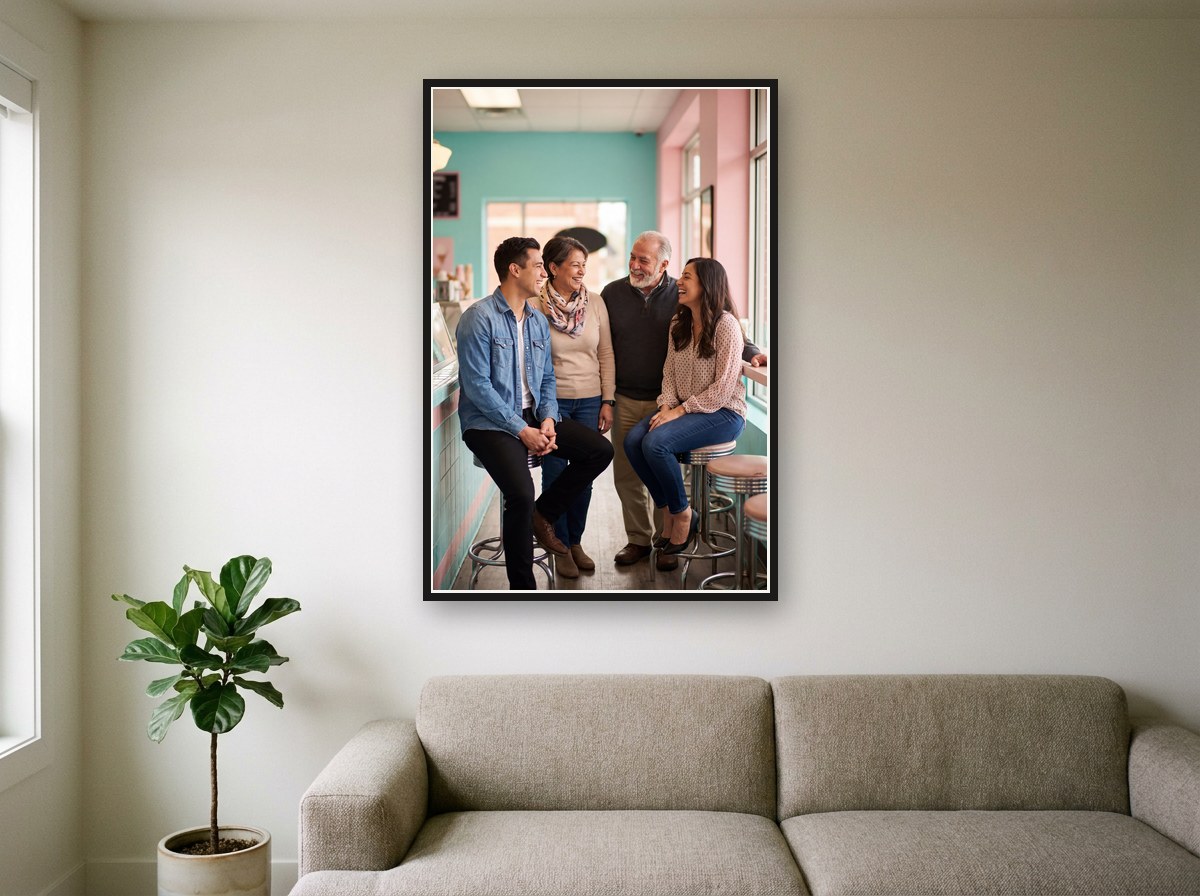 Ice cream counter · Your People Poster