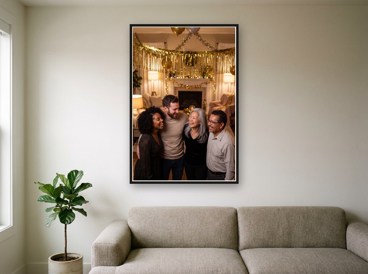 New Year living room · Your People Poster