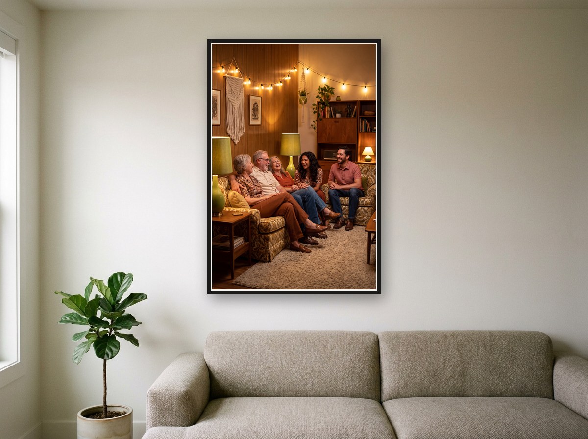 Retro living room · Your People Poster