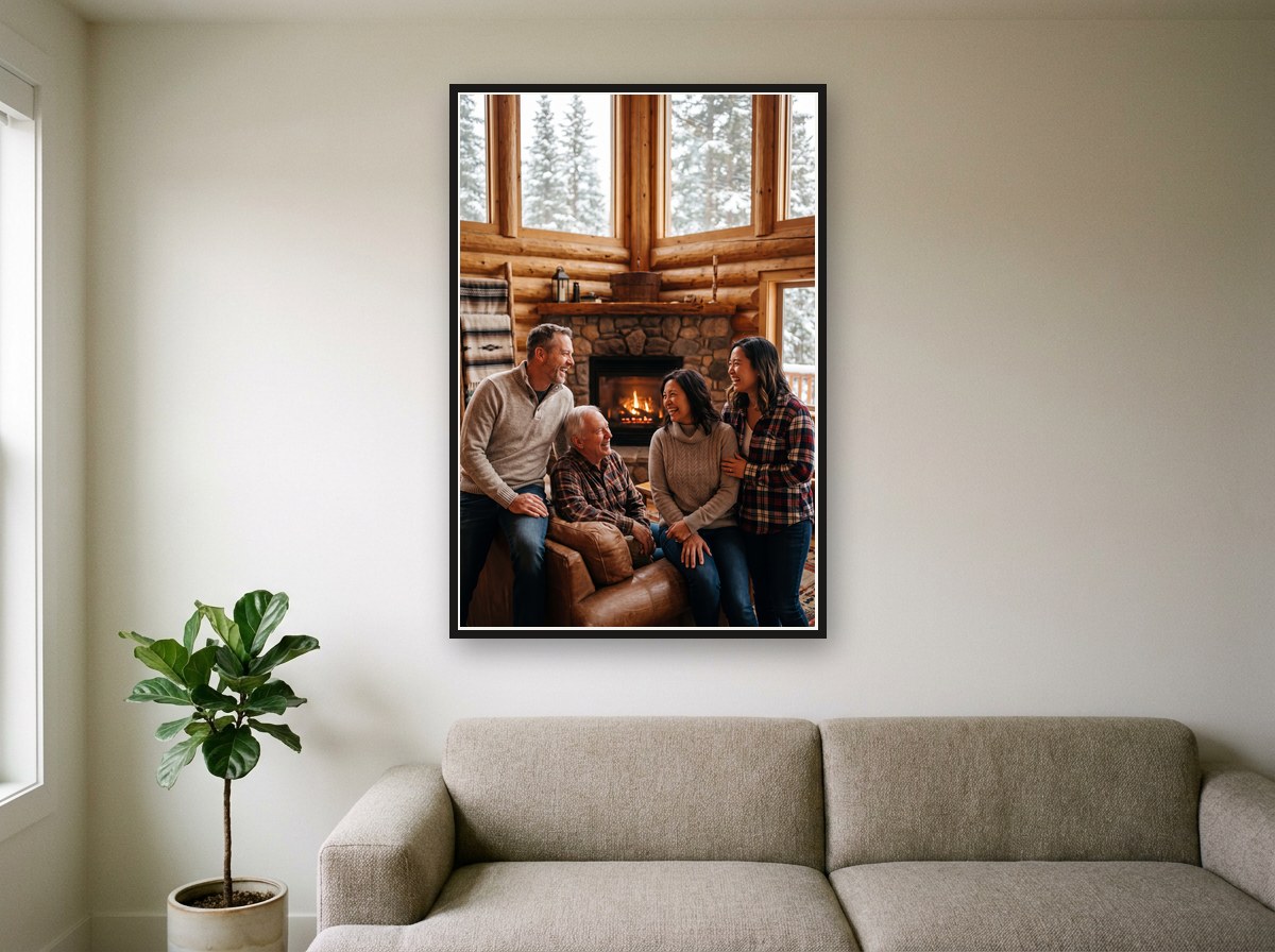 Snow cabin · Your People Poster