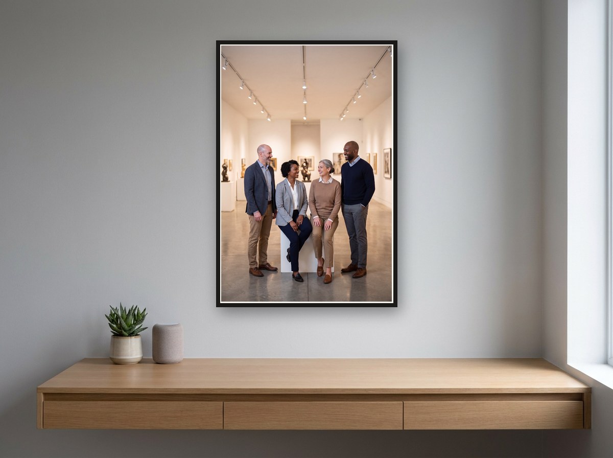 White gallery · Your People Poster