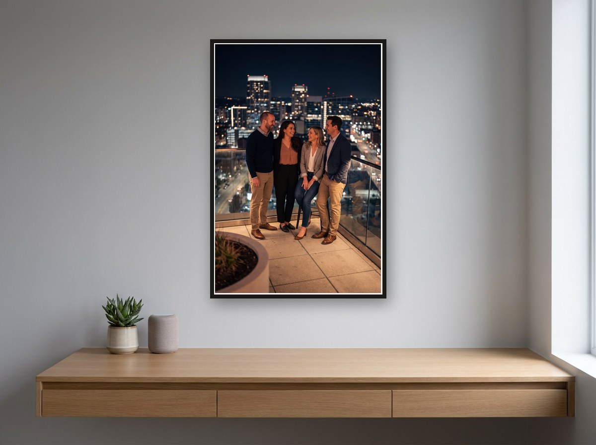 Night city terrace · Your People Poster